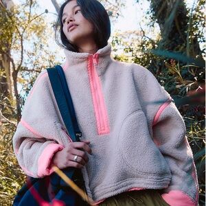 Free people movement Mountain High Half Zip Fleece